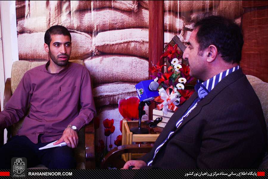 حضور عضو شورای اسلامی شهر سنندج در مرکز جهاد رسانه ای شهید رهبر