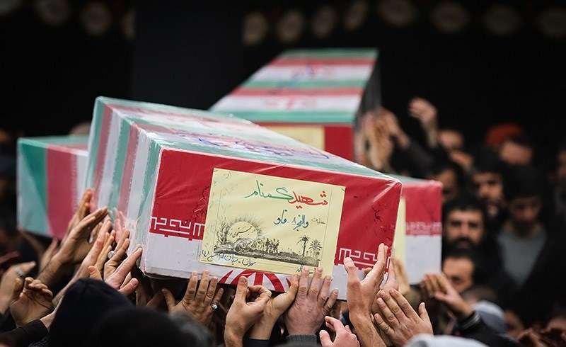 پیکر مطهر شهید گمنام دفاع مقدس در اندیمشک تشییع می‌شود