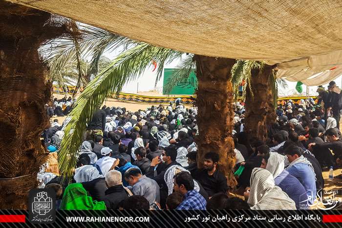 گزارش تصویری/حضور پر شور مردمی در ظهر عاشورا فکه 96
