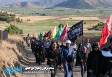 بازدید زائرین همدانی از یادمان والفجر۴ 